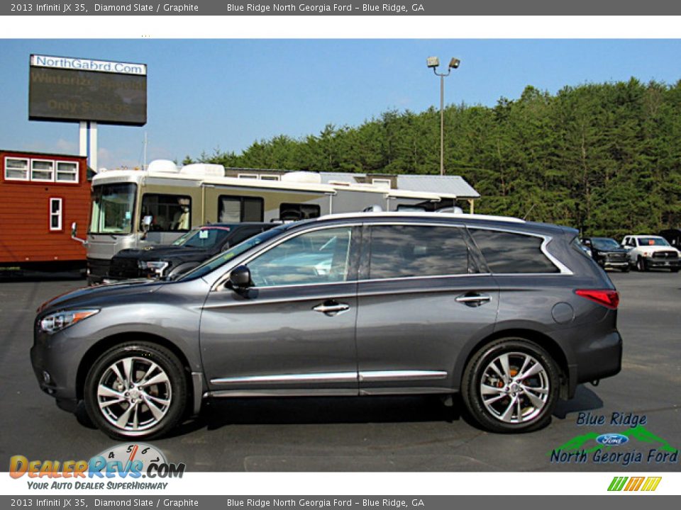 2013 Infiniti JX 35 Diamond Slate / Graphite Photo #2