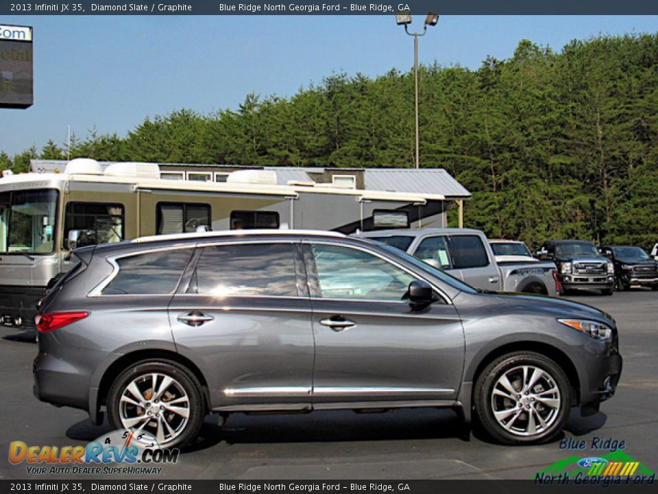 2013 Infiniti JX 35 Diamond Slate / Graphite Photo #6
