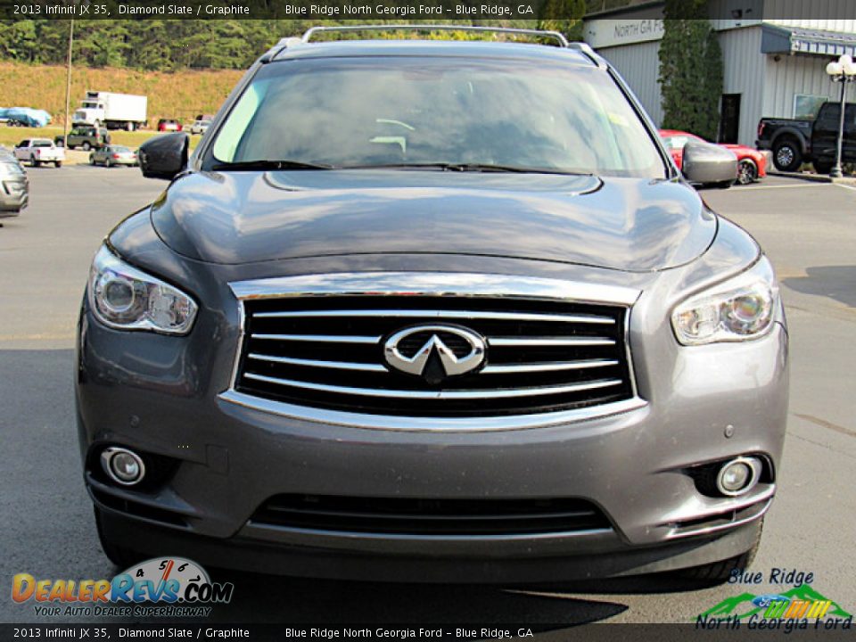2013 Infiniti JX 35 Diamond Slate / Graphite Photo #8