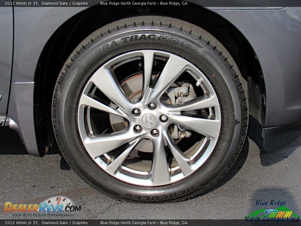 2013 Infiniti JX 35 Diamond Slate / Graphite Photo #9