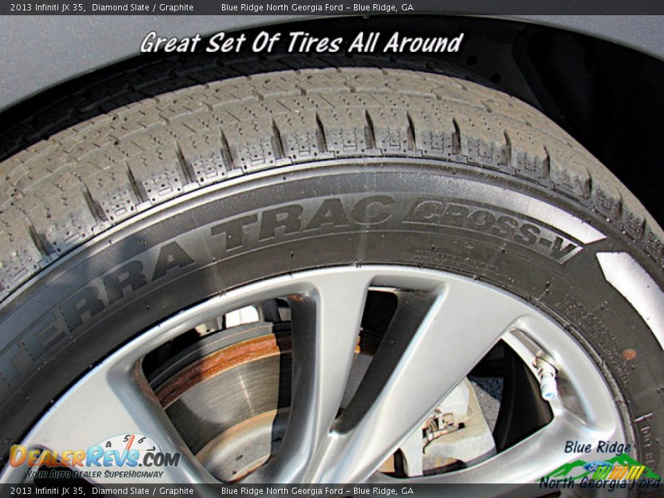 2013 Infiniti JX 35 Diamond Slate / Graphite Photo #10