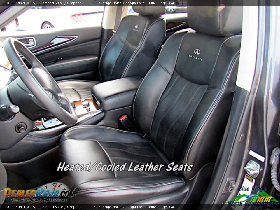 2013 Infiniti JX 35 Diamond Slate / Graphite Photo #11