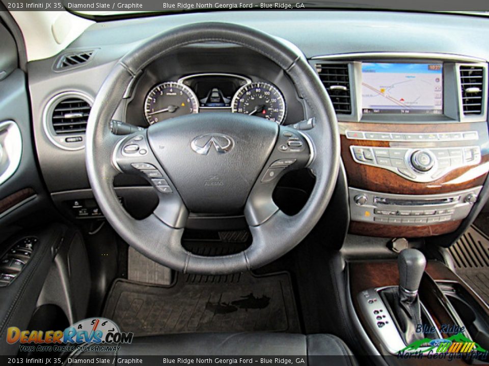 2013 Infiniti JX 35 Diamond Slate / Graphite Photo #17