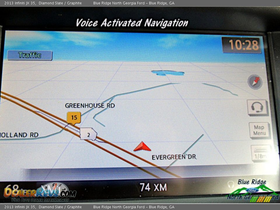 2013 Infiniti JX 35 Diamond Slate / Graphite Photo #24
