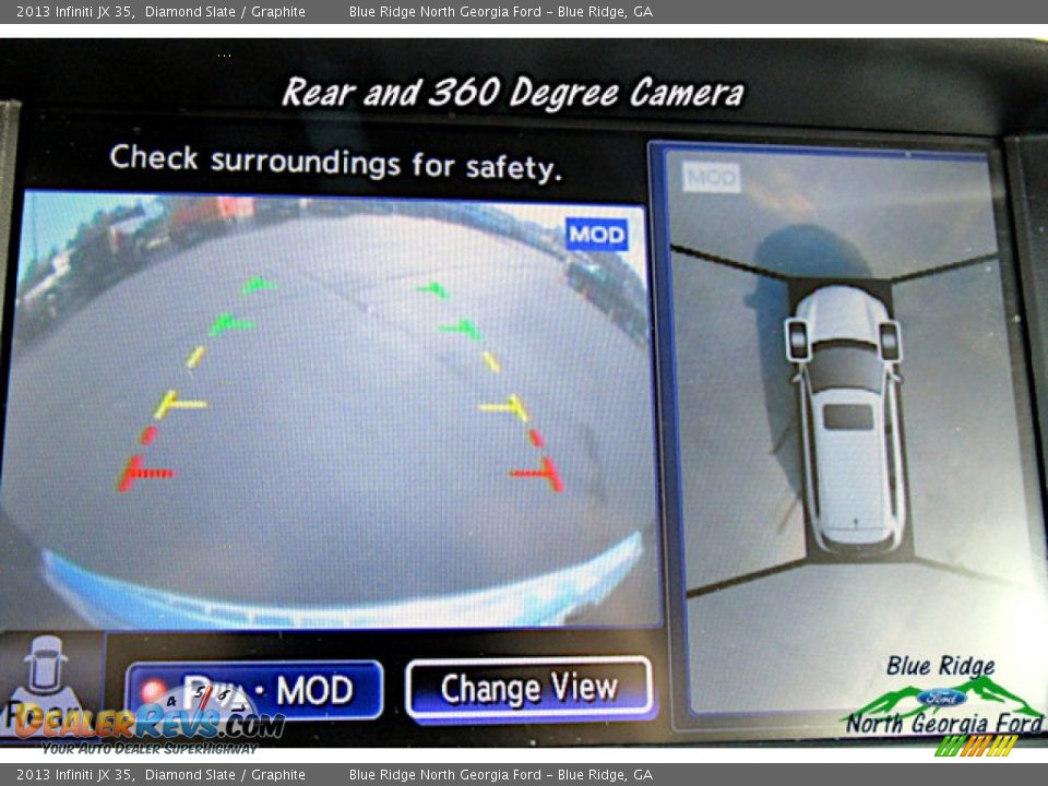 2013 Infiniti JX 35 Diamond Slate / Graphite Photo #25