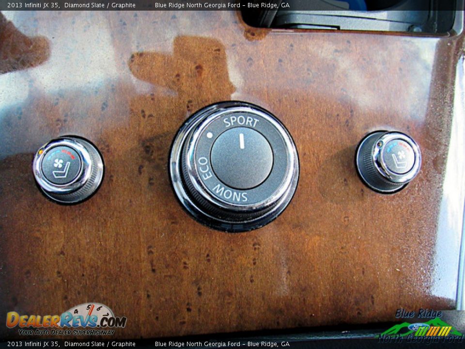 2013 Infiniti JX 35 Diamond Slate / Graphite Photo #27