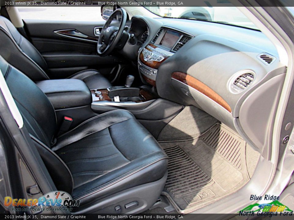 2013 Infiniti JX 35 Diamond Slate / Graphite Photo #34