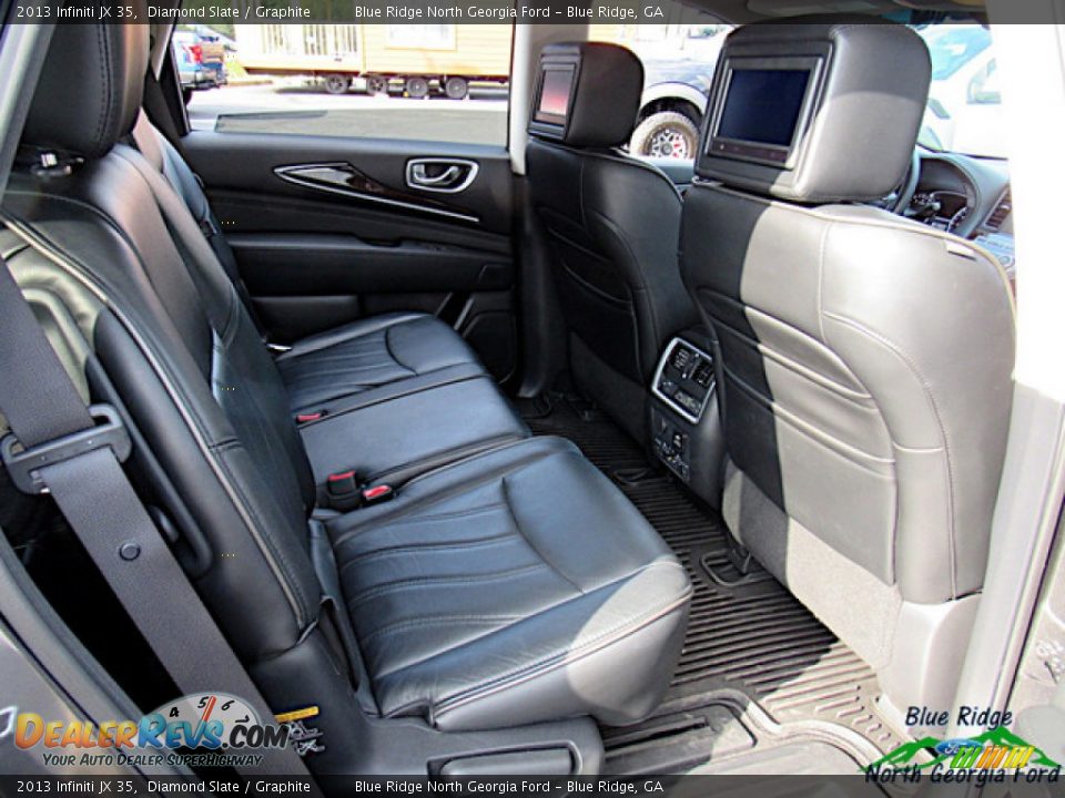 2013 Infiniti JX 35 Diamond Slate / Graphite Photo #35