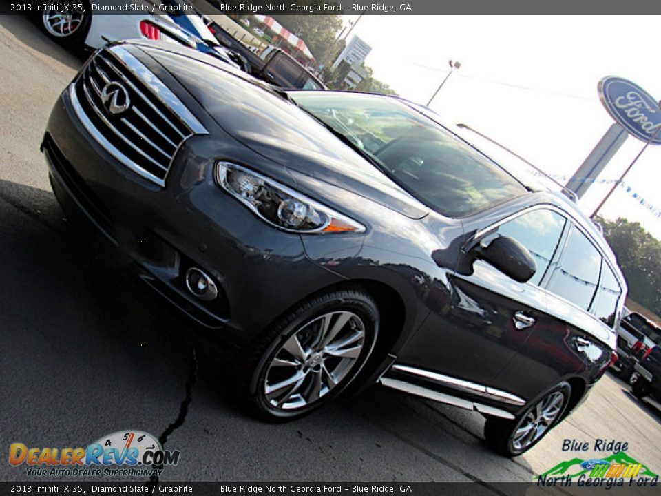 2013 Infiniti JX 35 Diamond Slate / Graphite Photo #36
