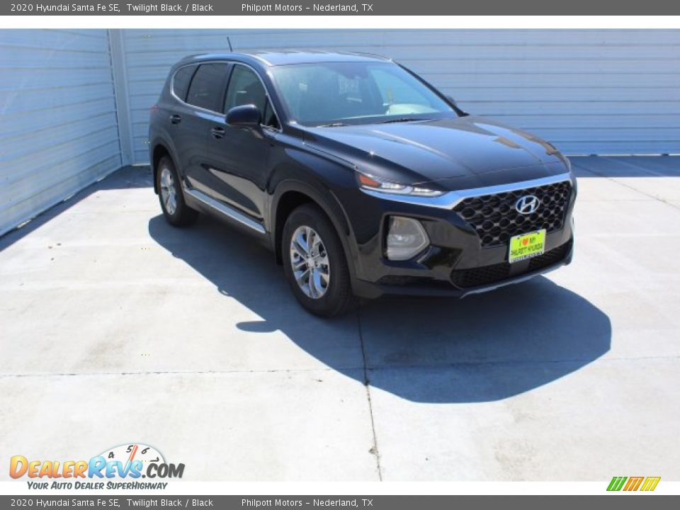 2020 Hyundai Santa Fe SE Twilight Black / Black Photo #2