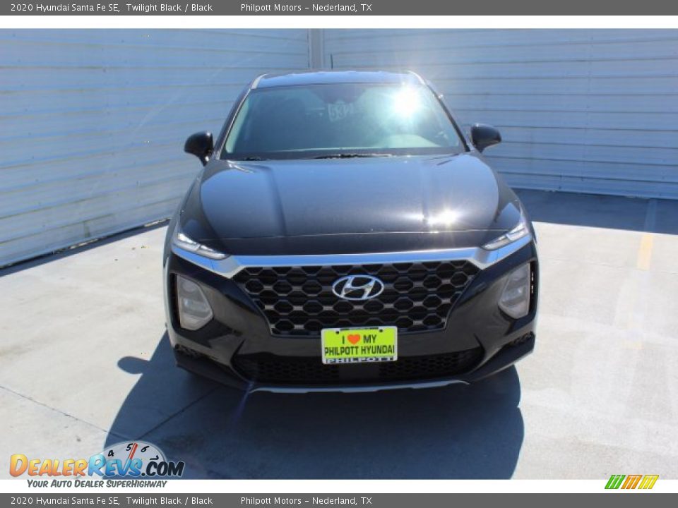 2020 Hyundai Santa Fe SE Twilight Black / Black Photo #3