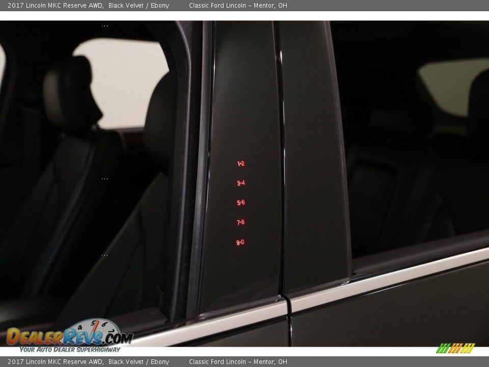 2017 Lincoln MKC Reserve AWD Black Velvet / Ebony Photo #4