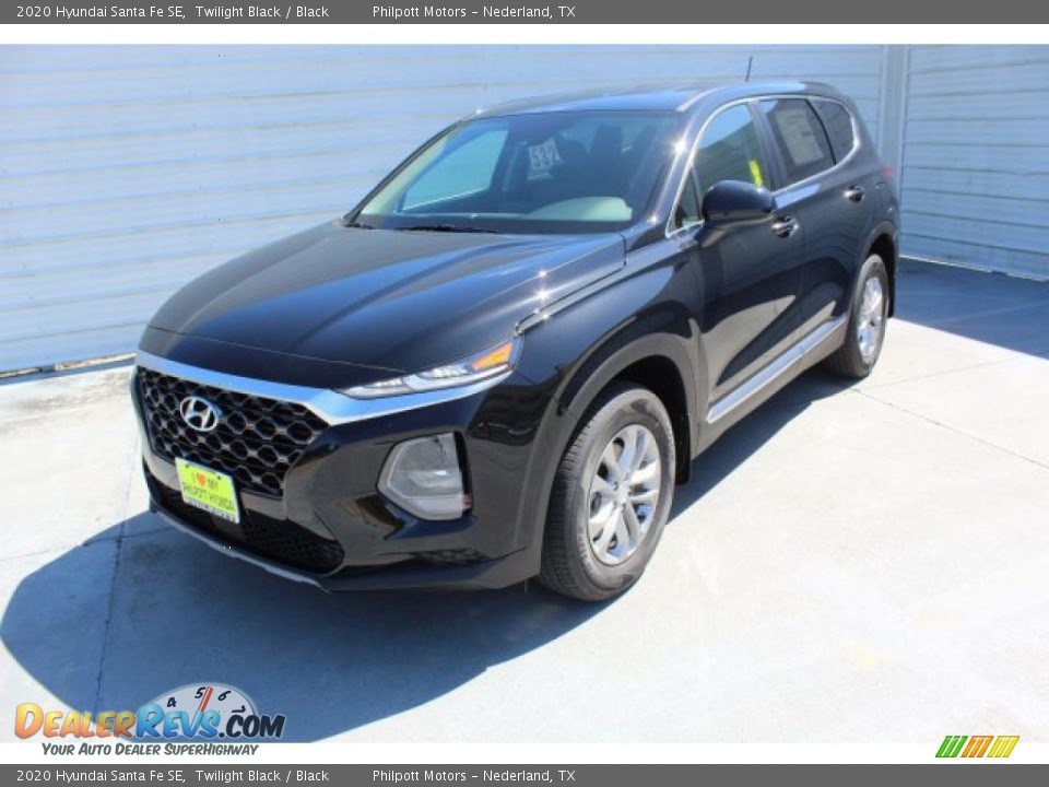 2020 Hyundai Santa Fe SE Twilight Black / Black Photo #4