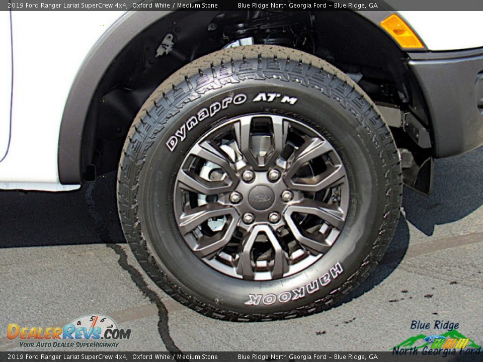 2019 Ford Ranger Lariat SuperCrew 4x4 Oxford White / Medium Stone Photo #9