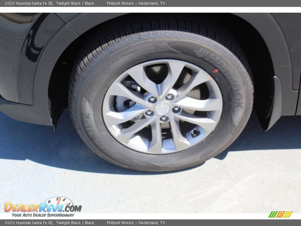 2020 Hyundai Santa Fe SE Twilight Black / Black Photo #5