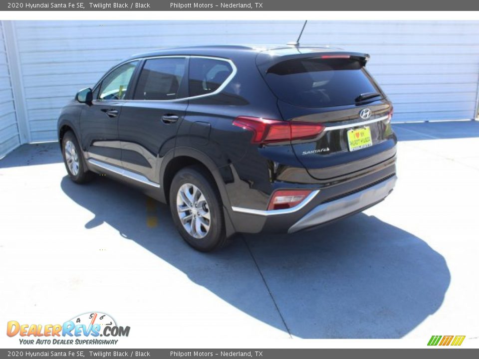 2020 Hyundai Santa Fe SE Twilight Black / Black Photo #6
