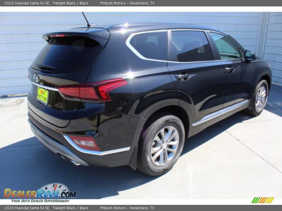 2020 Hyundai Santa Fe SE Twilight Black / Black Photo #8