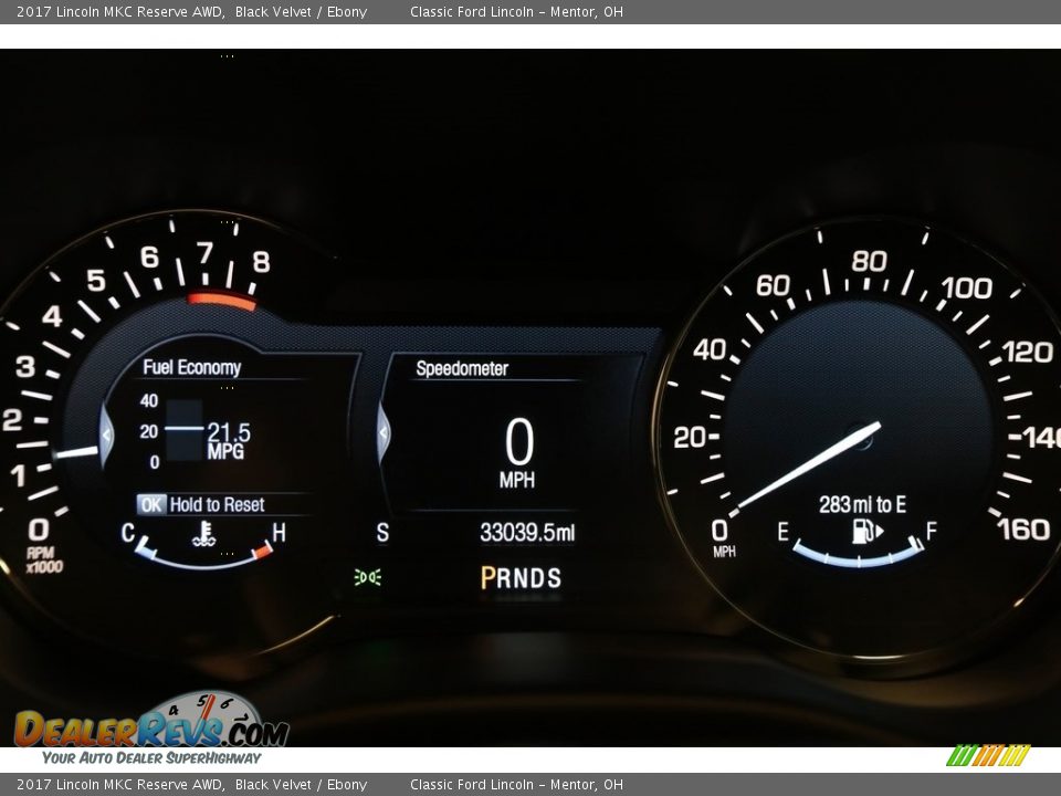 2017 Lincoln MKC Reserve AWD Black Velvet / Ebony Photo #8