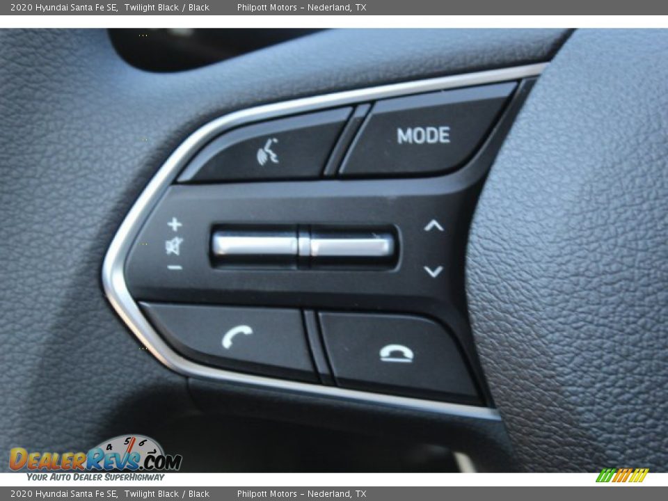 2020 Hyundai Santa Fe SE Twilight Black / Black Photo #11