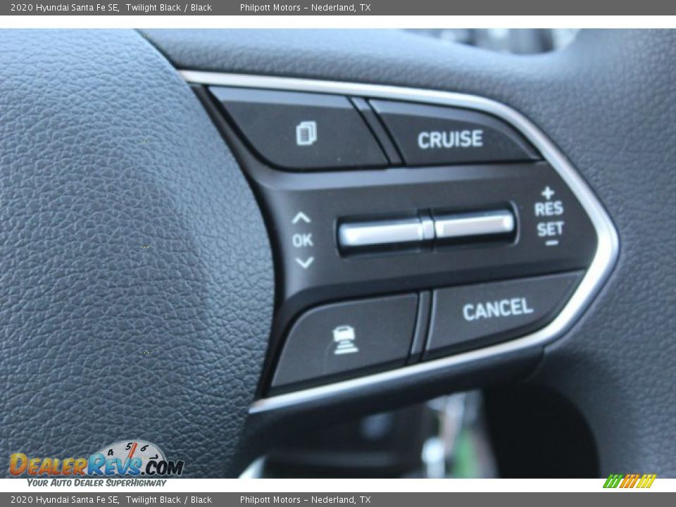2020 Hyundai Santa Fe SE Twilight Black / Black Photo #12