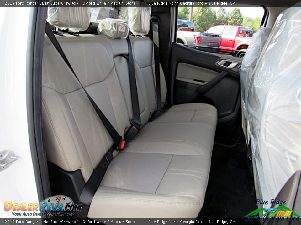 2019 Ford Ranger Lariat SuperCrew 4x4 Oxford White / Medium Stone Photo #12
