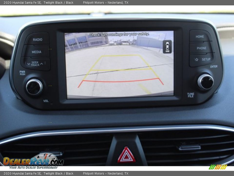 2020 Hyundai Santa Fe SE Twilight Black / Black Photo #17