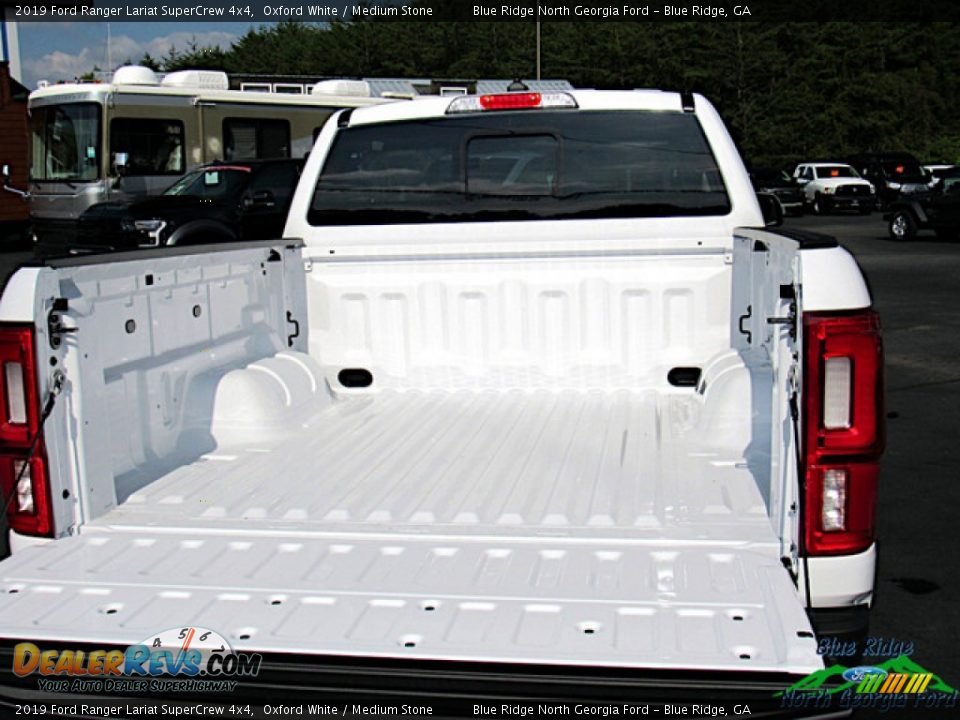 2019 Ford Ranger Lariat SuperCrew 4x4 Oxford White / Medium Stone Photo #13