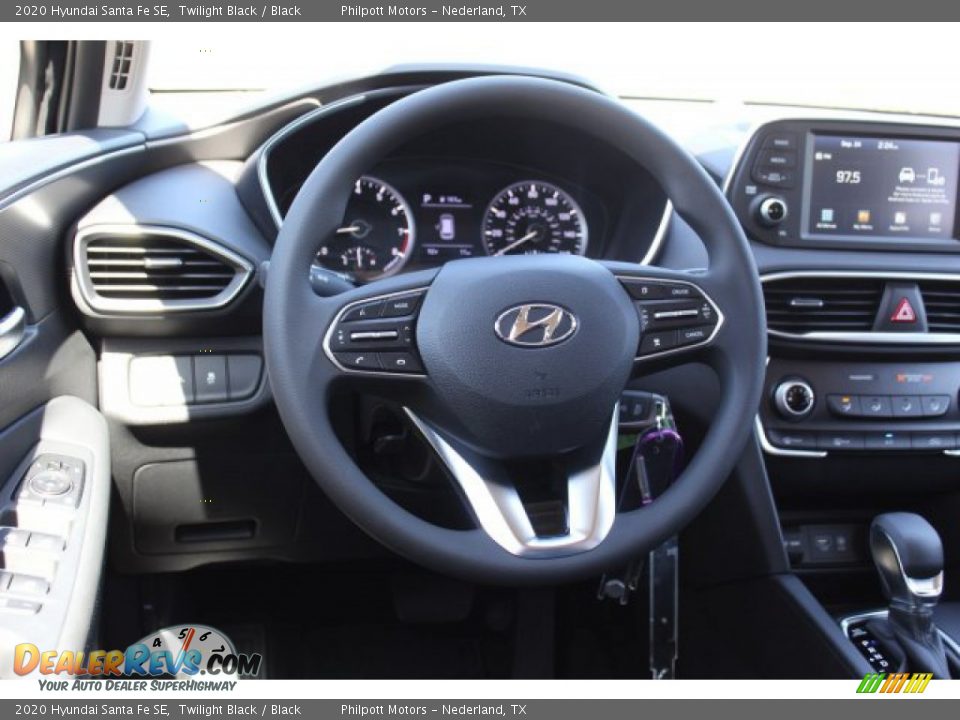 2020 Hyundai Santa Fe SE Twilight Black / Black Photo #21