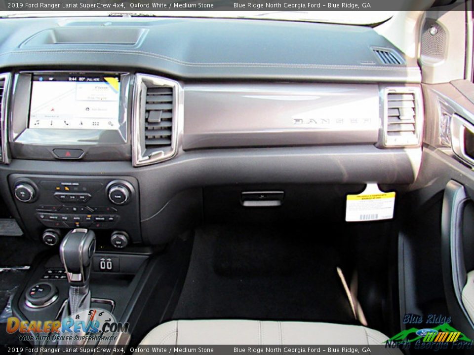 2019 Ford Ranger Lariat SuperCrew 4x4 Oxford White / Medium Stone Photo #16