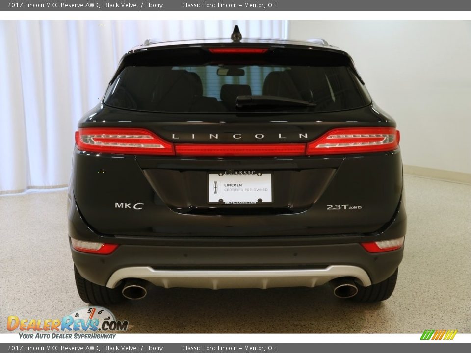 2017 Lincoln MKC Reserve AWD Black Velvet / Ebony Photo #24