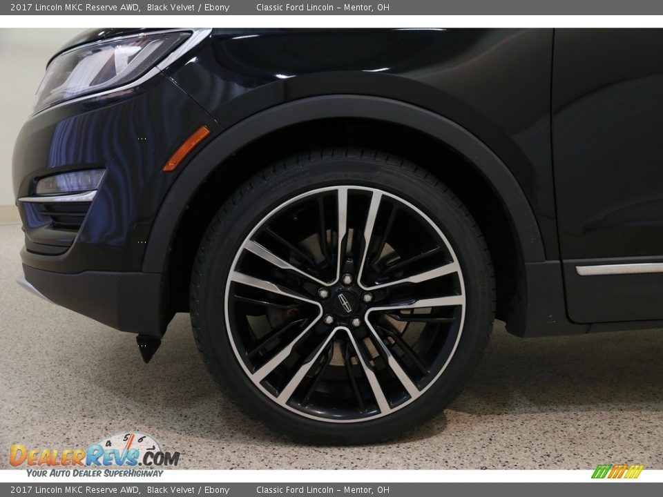 2017 Lincoln MKC Reserve AWD Black Velvet / Ebony Photo #26