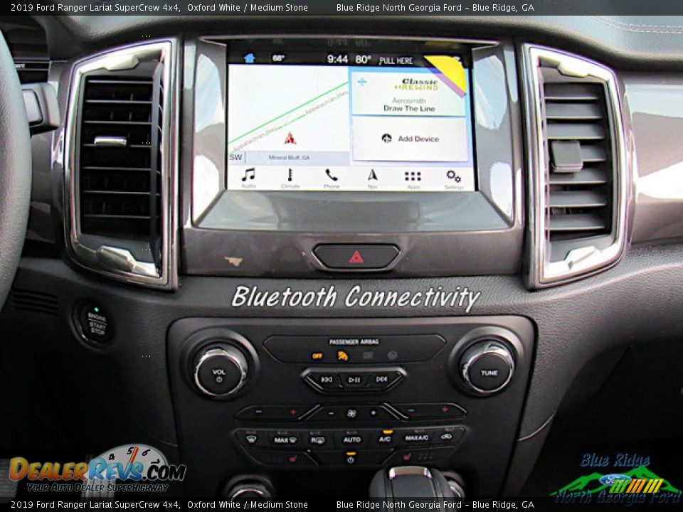 2019 Ford Ranger Lariat SuperCrew 4x4 Oxford White / Medium Stone Photo #18