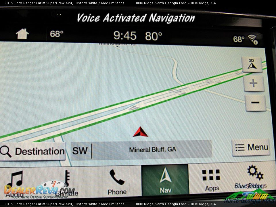 2019 Ford Ranger Lariat SuperCrew 4x4 Oxford White / Medium Stone Photo #20