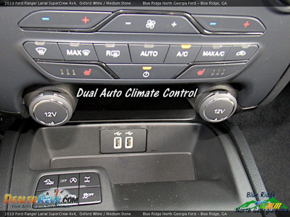 2019 Ford Ranger Lariat SuperCrew 4x4 Oxford White / Medium Stone Photo #22