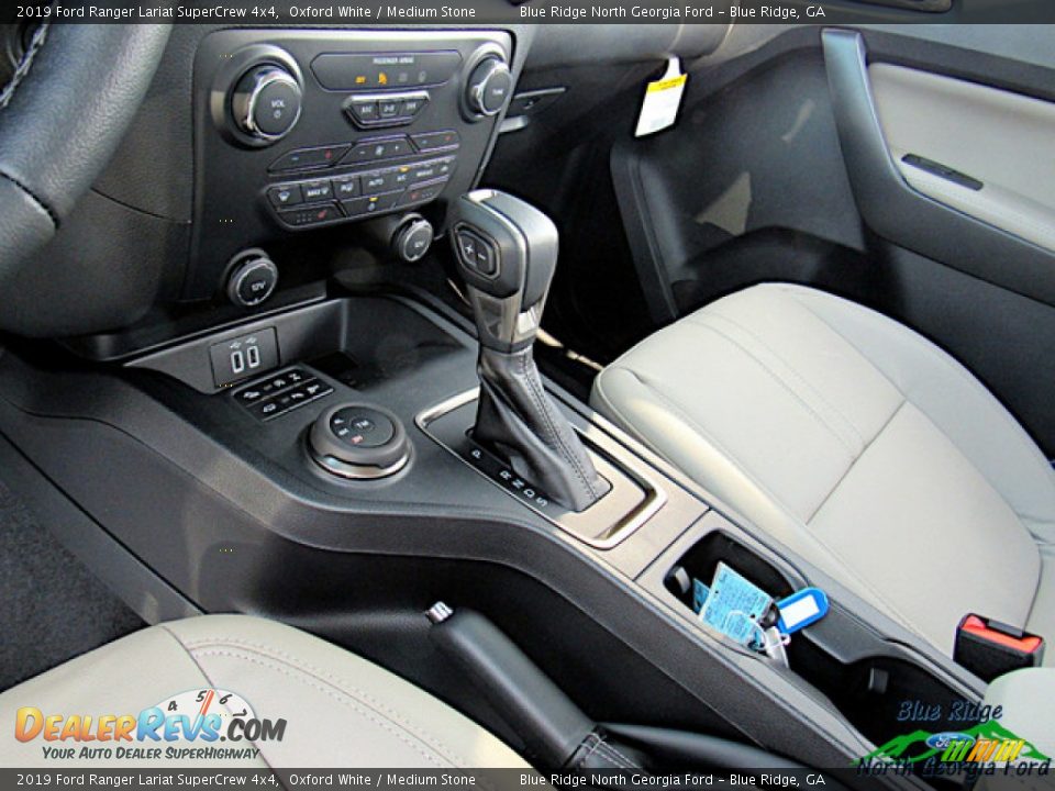 2019 Ford Ranger Lariat SuperCrew 4x4 Oxford White / Medium Stone Photo #25