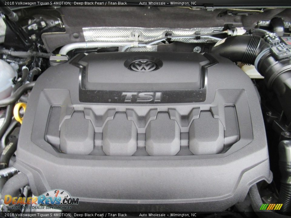 2018 Volkswagen Tiguan S 4MOTION Deep Black Pearl / Titan Black Photo #6