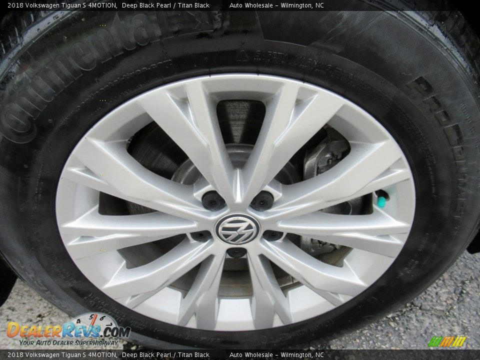 2018 Volkswagen Tiguan S 4MOTION Deep Black Pearl / Titan Black Photo #7