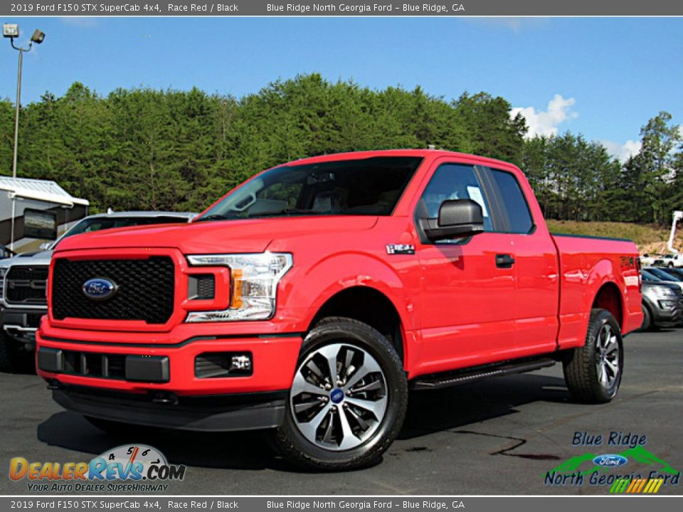 2019 Ford F150 STX SuperCab 4x4 Race Red / Black Photo #1