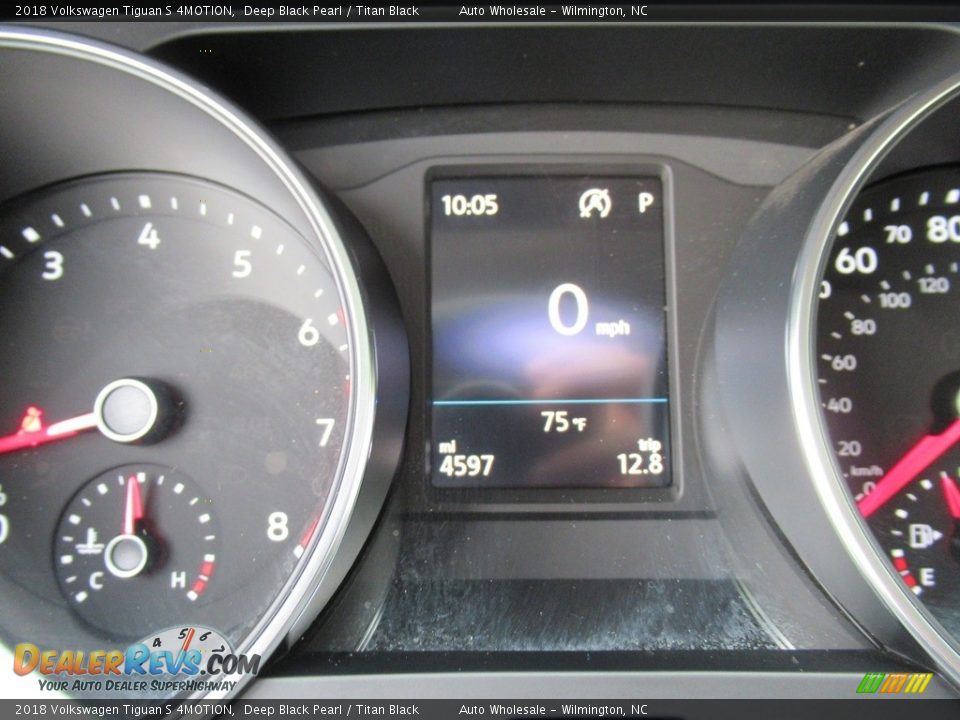 2018 Volkswagen Tiguan S 4MOTION Deep Black Pearl / Titan Black Photo #15