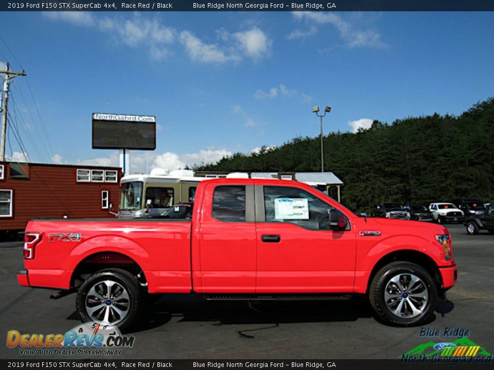 2019 Ford F150 STX SuperCab 4x4 Race Red / Black Photo #6