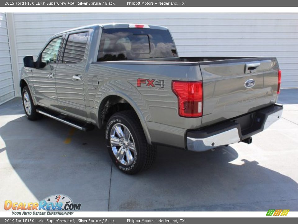 2019 Ford F150 Lariat SuperCrew 4x4 Silver Spruce / Black Photo #6