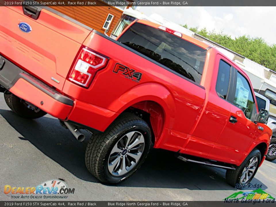 2019 Ford F150 STX SuperCab 4x4 Race Red / Black Photo #31