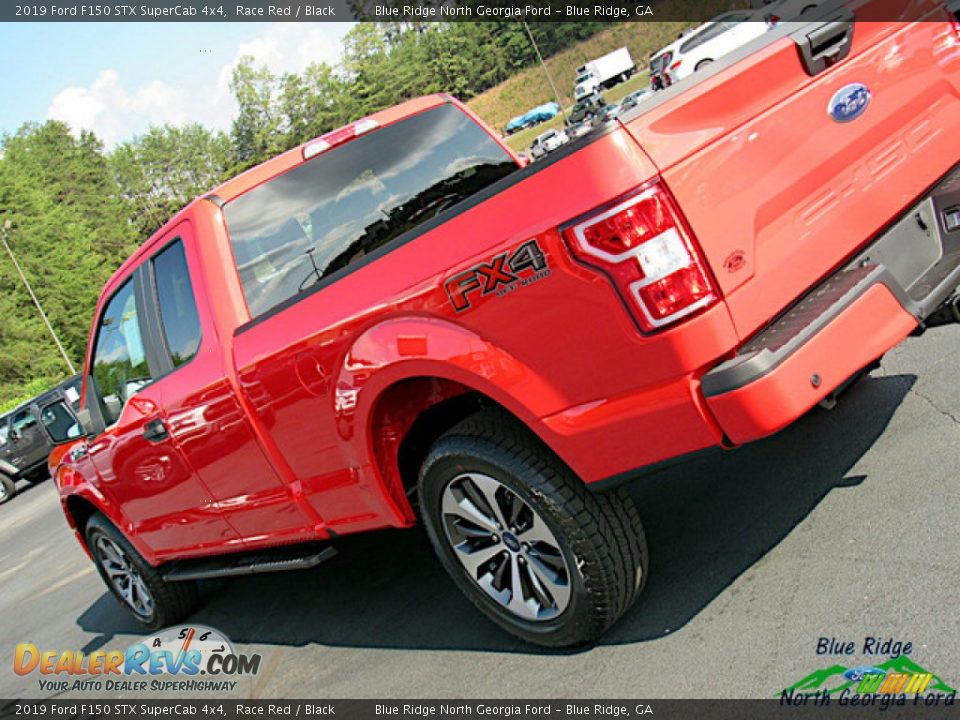 2019 Ford F150 STX SuperCab 4x4 Race Red / Black Photo #32