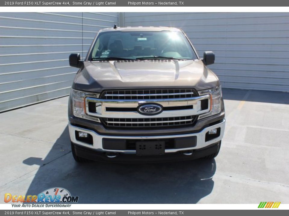 2019 Ford F150 XLT SuperCrew 4x4 Stone Gray / Light Camel Photo #3