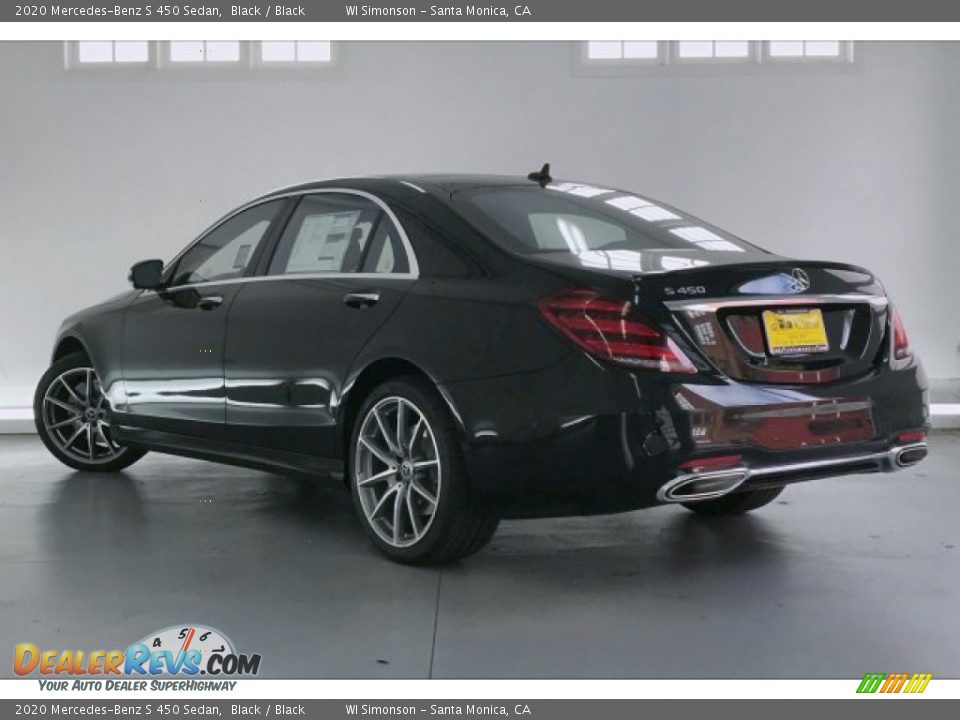 2020 Mercedes-Benz S 450 Sedan Black / Black Photo #2