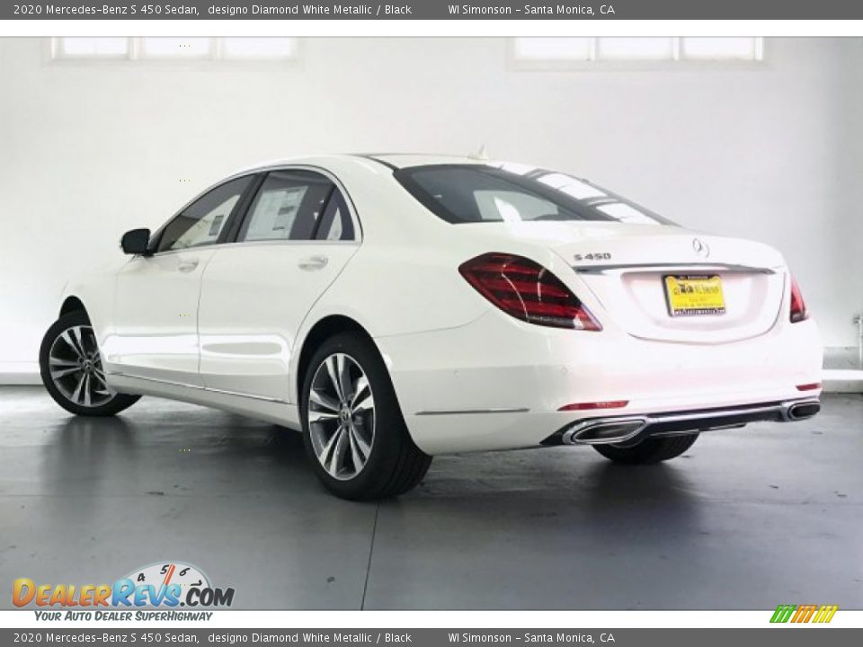 2020 Mercedes-Benz S 450 Sedan designo Diamond White Metallic / Black Photo #2