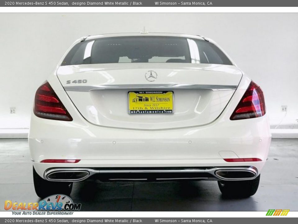 2020 Mercedes-Benz S 450 Sedan designo Diamond White Metallic / Black Photo #3