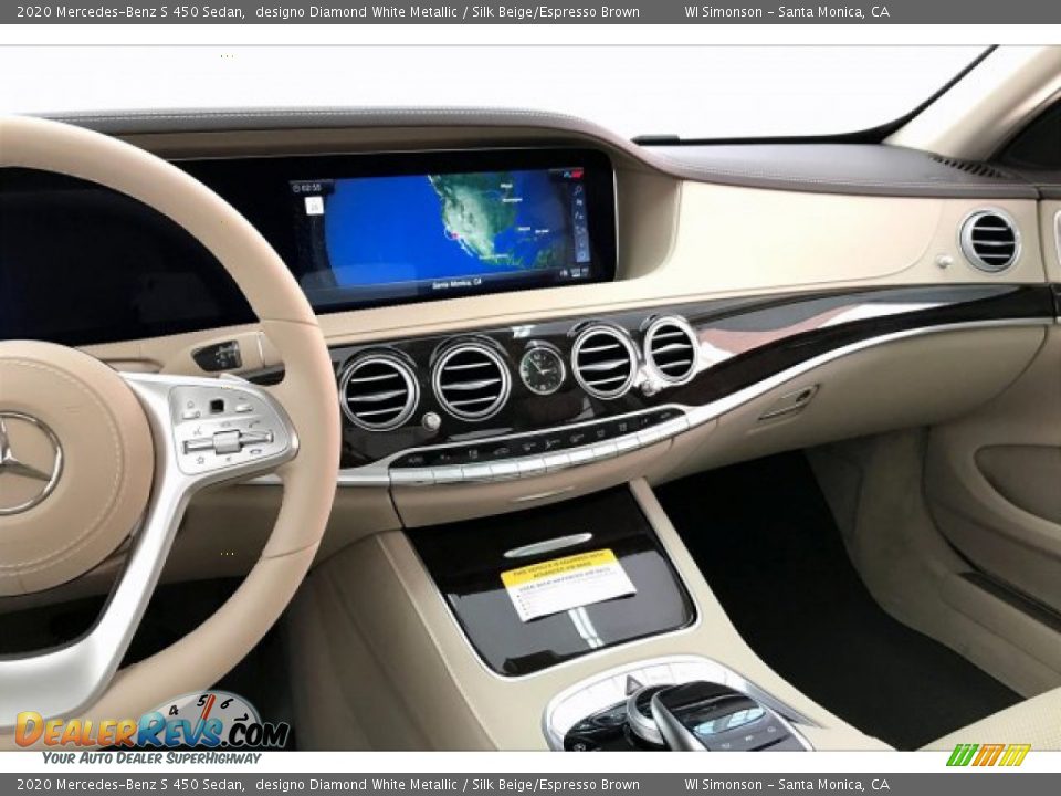 Dashboard of 2020 Mercedes-Benz S 450 Sedan Photo #6