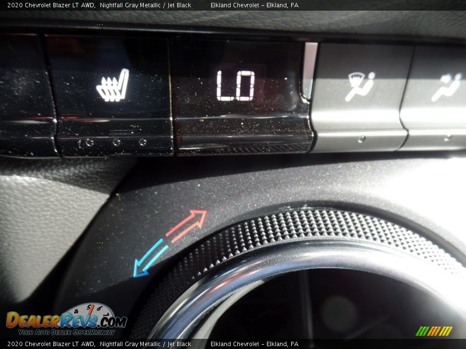 2020 Chevrolet Blazer LT AWD Nightfall Gray Metallic / Jet Black Photo #35