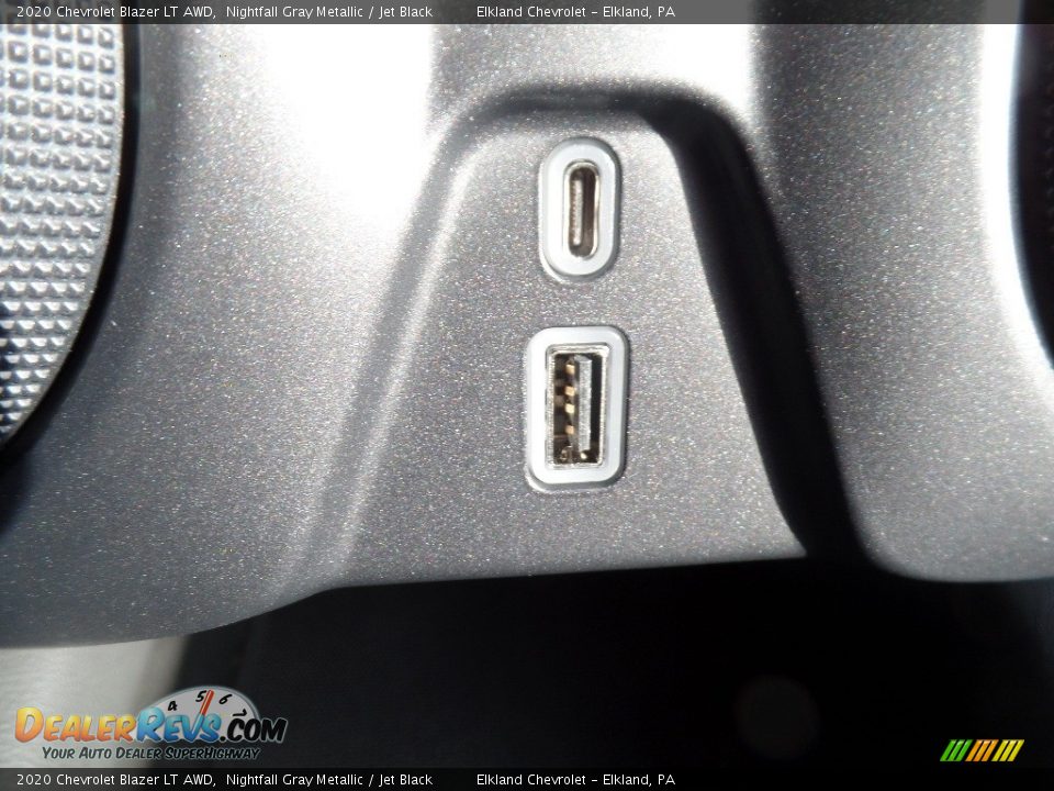 2020 Chevrolet Blazer LT AWD Nightfall Gray Metallic / Jet Black Photo #36